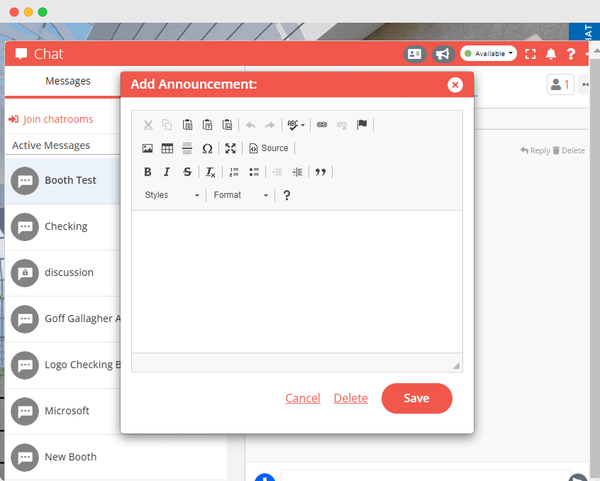 chat sticky note enhancement