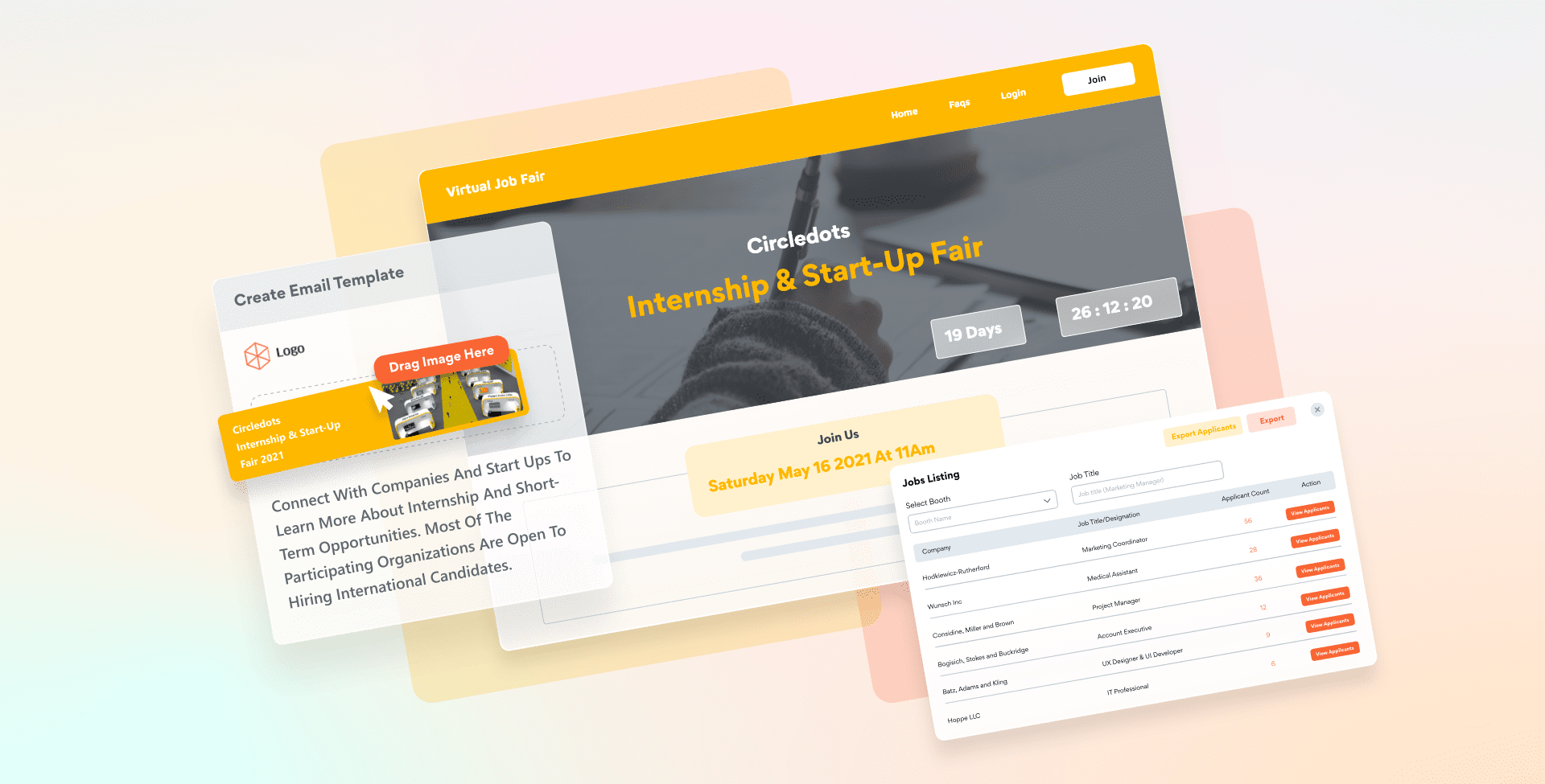 why host virtual job fair